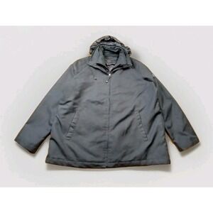 Tumi T-Tech Jacket Men's XL Black Hooded Full Zip Waterproof Pockets Travel